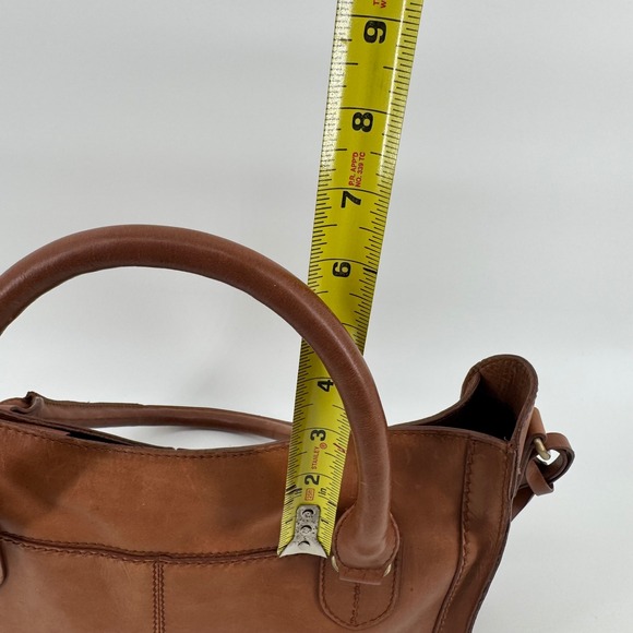 Born‎ Tan Leather Top Handle Satchel Bag - Picture 10 of 14